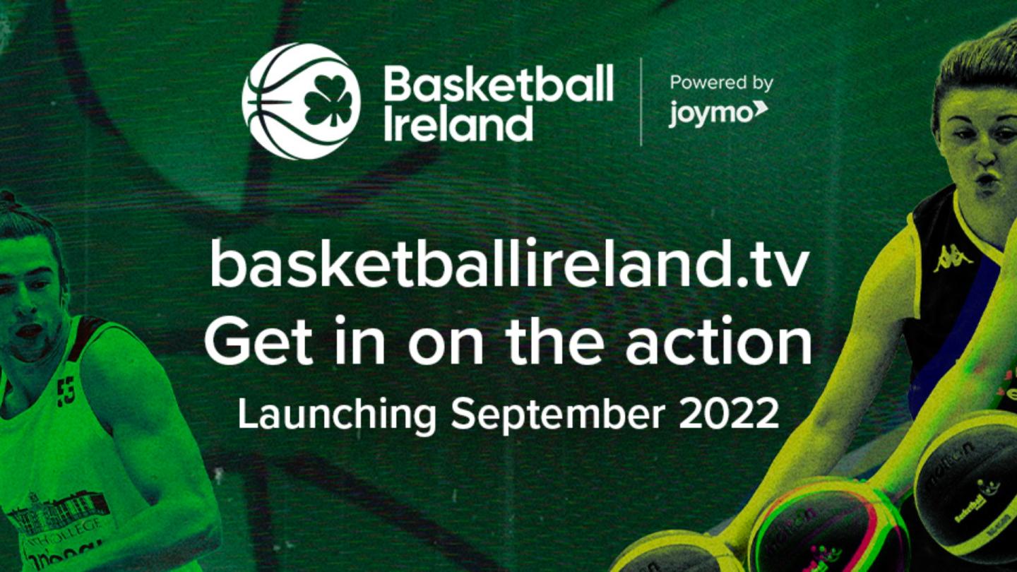 Basketball Ireland launch landing page for basketballireland