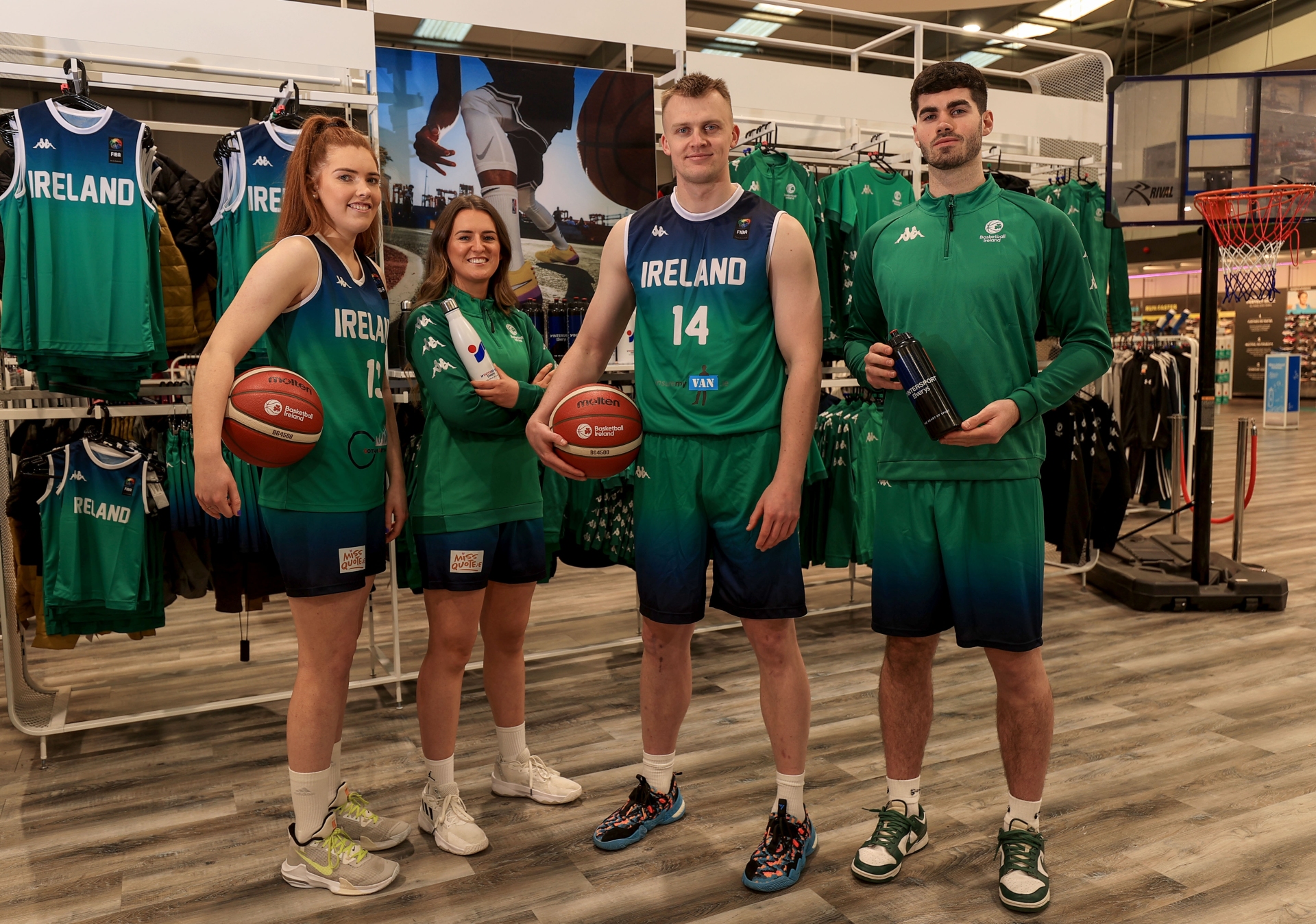 Basketball Ireland and Intersport Elverys formally launch retail