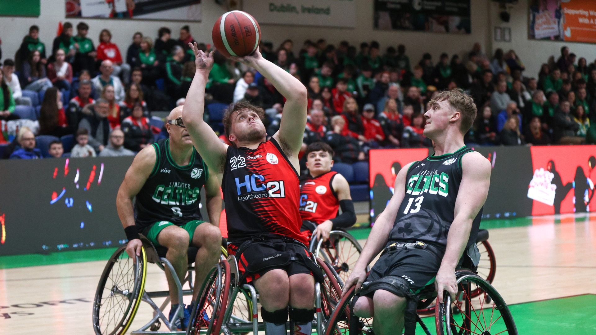 Rebel Wheelers v Limerick Celtics IWA Basketball